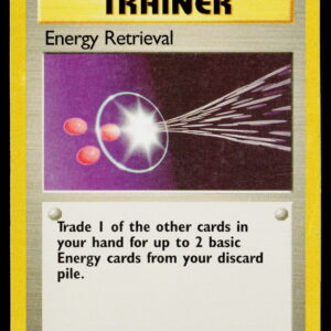 1999 Base Set Energy Retrieval #81/102