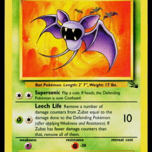 1999 Fossil Zubat #57/62