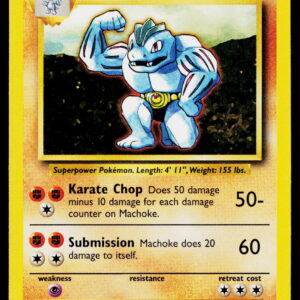 1999 Base Set Machoke #34/102