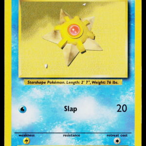 1999 Base Set Staryu #65/102