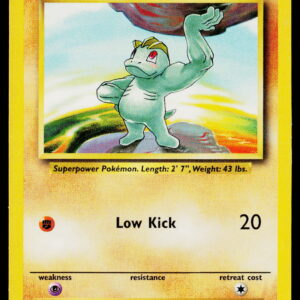 1999 Base Set Machop #52/102