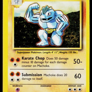 1999 Base Set Machoke #34/102