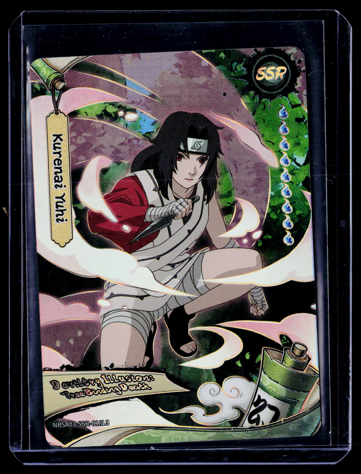 Kayou Naruto Jin 3 SSR018 Kurenai Yuhi NRSA03-SSR-018L3 English