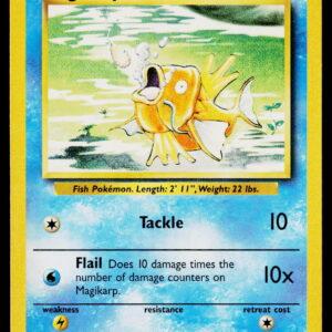 1999 Pokemon Base Set Magikarp 35/102 Unlimited MP