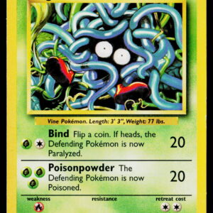 1999 Pokemon Base Set Tangela 66/102 Unlimited MP