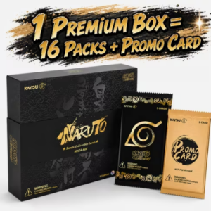 KAYOU Naruto Ninja Age Premium Booster Pack — English NA (5 Cards)
