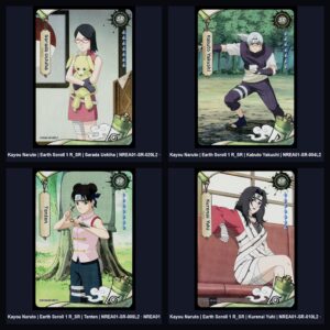 Kayou Naruto Earth Scroll 1 Complete SR Set | 20 Cards | NREA01 | NM