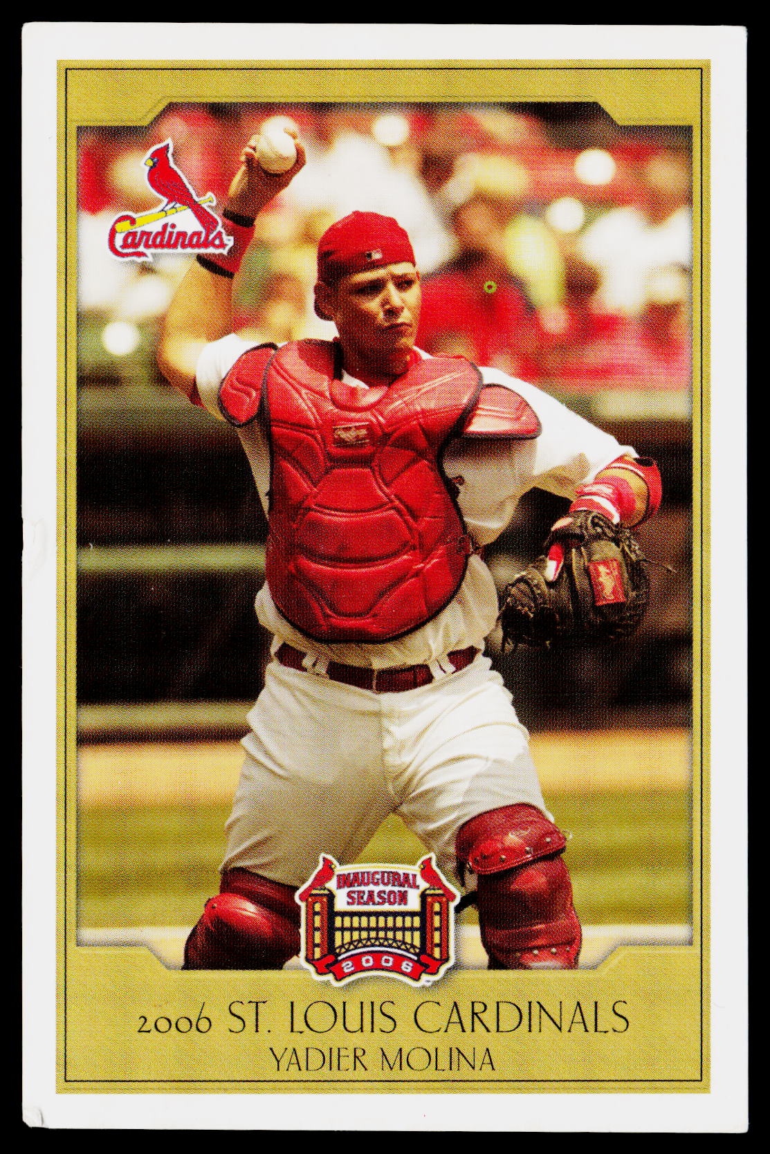 2006 St. Louis Cardinals Police SGA Yadier Molina