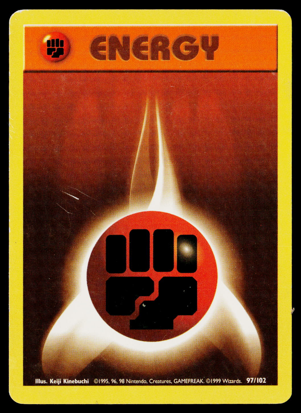 1999 Base Set Fighting Energy #97/102