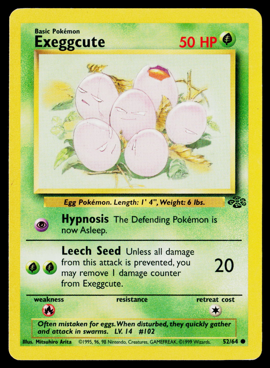 1999 Jungle Exeggcute #52/64