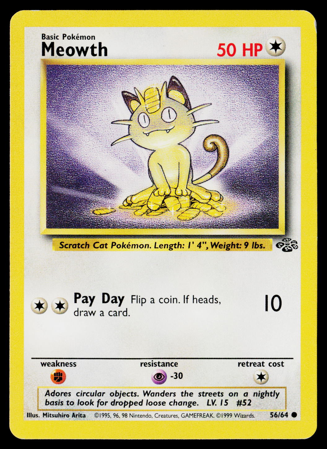 1999 Jungle Meowth #56/64