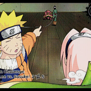 Kayou Naruto Jin 2 Chunin Challenge: Rock Lee vs. Sasuke NRSA02-R-002L1 NM