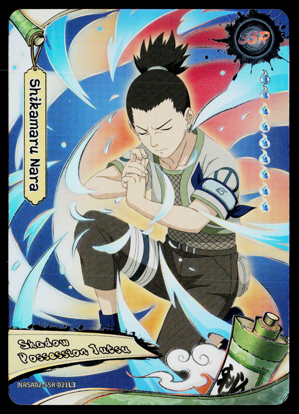 Kayou Naruto Jin 2 Shikamaru Nara - Shadow Possession Jutsu NRSA02-SSR-021L3 NM