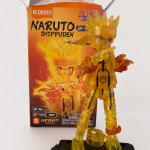 Blokees Naruto GV03 Nine-Tailed Chakra Mode Gold Figure Assembled 71064