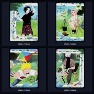 Kayou Naruto Heaven Scroll 1 Complete PU Set 8 Cards NRSA01 English NM