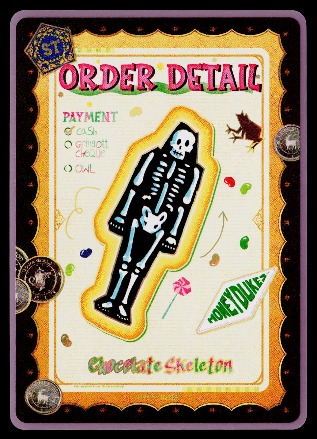 Kayou Harry Potter Eternal 2 English Chocolate Skeleton HPX-ST-021L3 ST