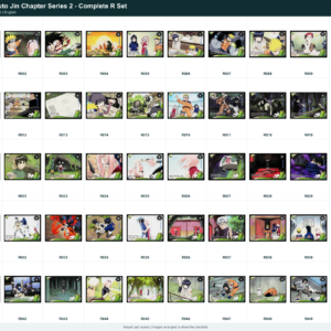 Kayou Naruto Jin 2 Complete R Set 50 Cards NRSA02-R-001L1 to 050L1 English NM