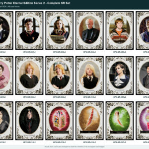 Kayou Harry Potter Eternal 2 English SR Complete 18 Card Set